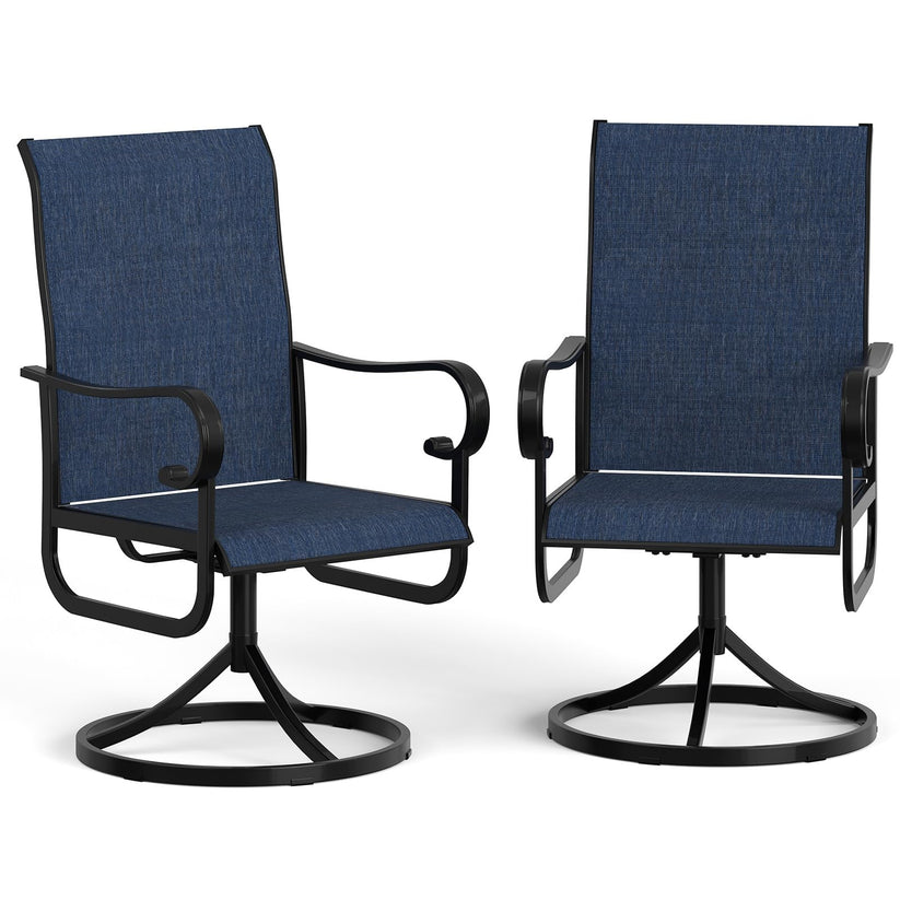 Garvee chaise de jardin pivotante 360 degrés